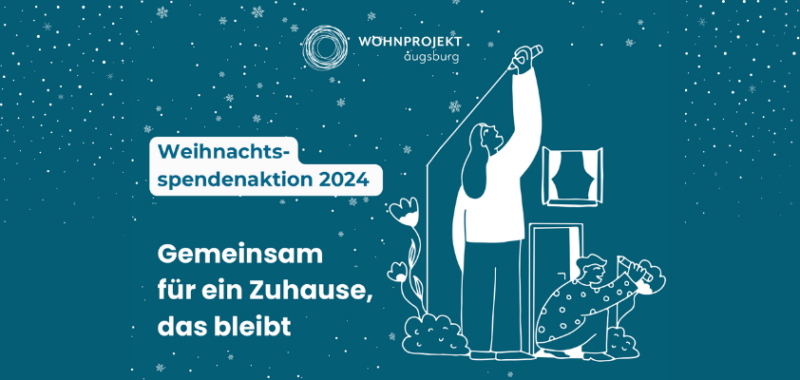 Wohnprojekt Augsburg – Spenden Sie jetzt und helfen Sie Menschen, ein Zuhause zu finden. Jede Spende bis 200 € wird verdoppelt.