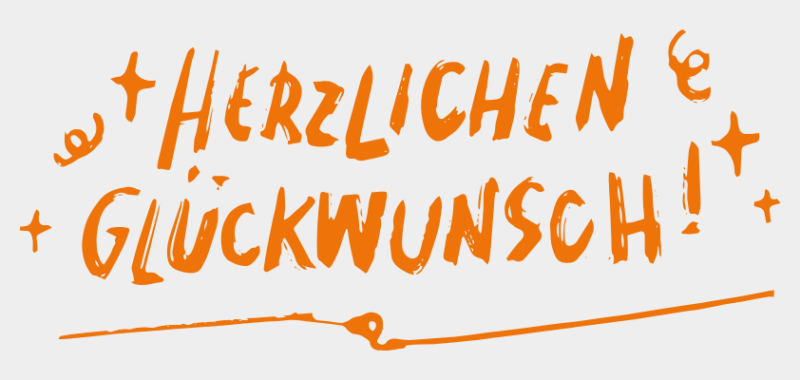 „Herzlichen Glückwunsch“ an Halyna Nalehach für ihr Engagement im Wohnprojekt Augsburg.