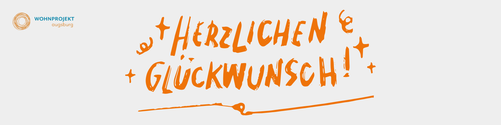 „Herzlichen Glückwunsch“ an Halyna Nalehach für ihr Engagement im Wohnprojekt Augsburg.