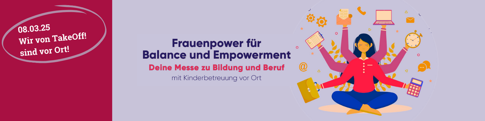 Jobmesse für Frauen in Augsburg am 08. März in Augsburg | Das Frauenprojekt Takeoff hilft Einwander*inne beim beruflichen Einstieg.