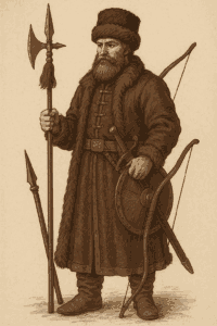 Bild eines russischen Gesandten, KI generiert