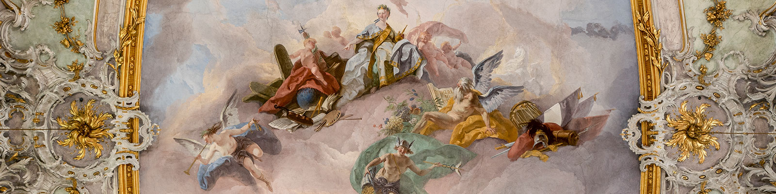 Deckenfresko im Schaezlerpalais Augsburg; Foto von Achim Bunz