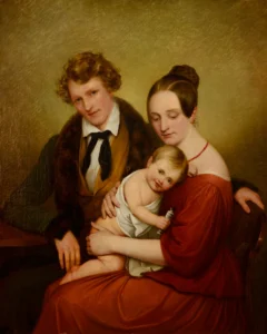 Familienbild des Fidelis Butsch, Liberat Hundertpfund, 1837, Kunstsammlungen und Museen Augsburg