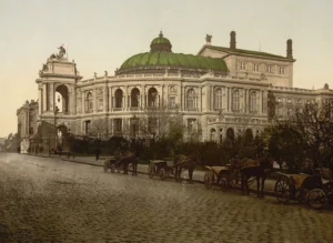 Opernhaus in Odesa, Foto um 1890. 