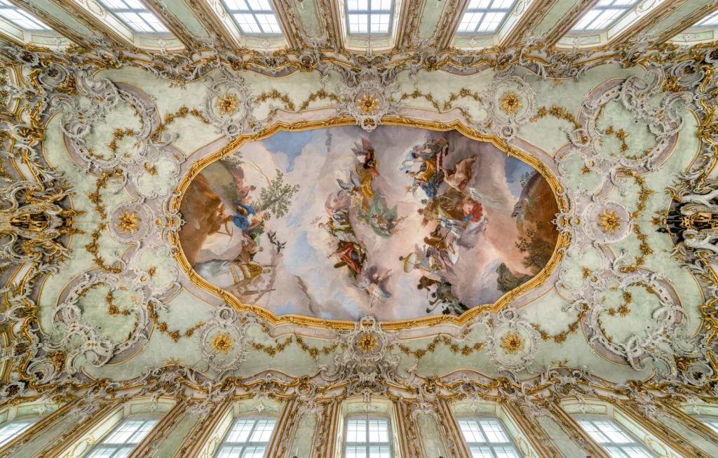 Gregorio Guglielmi, Deckenmalerei im Festsaal, Schaezlerpalais Augsburg, 1767. Bildrechte: © Kunstsammlungen und Museen Augsburg, Foto: Achim Bunz