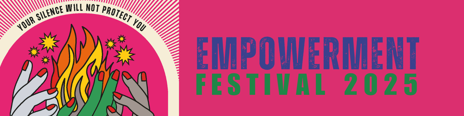 Empowerment Festival 2025 – Headergrafik mit Schriftzug des Festivals.