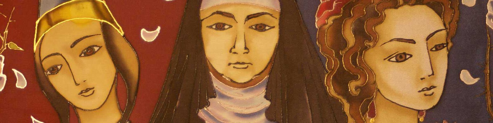 3 Epochen aus Fatimas Leben; Malerin: Svetlana Salitan