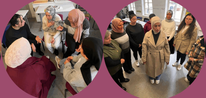 Teilnehmerinnen beim Empowerment-Workshop für arabischsprachige Frauen in Augsburg