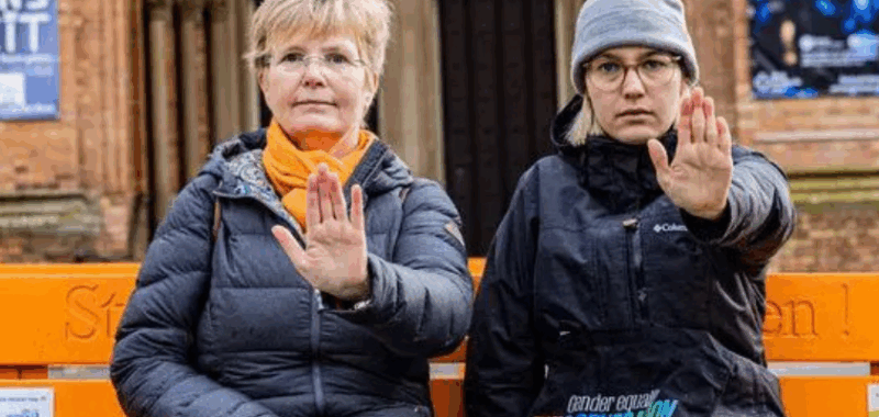 Orange the World – offizielles UN Women Deutschland Motiv zum Aktionstag „Nein zu Gewalt an Frauen“.