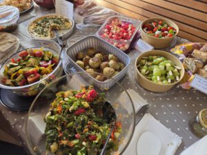 Sommerfest Ehrenamtliche TaT Buffet