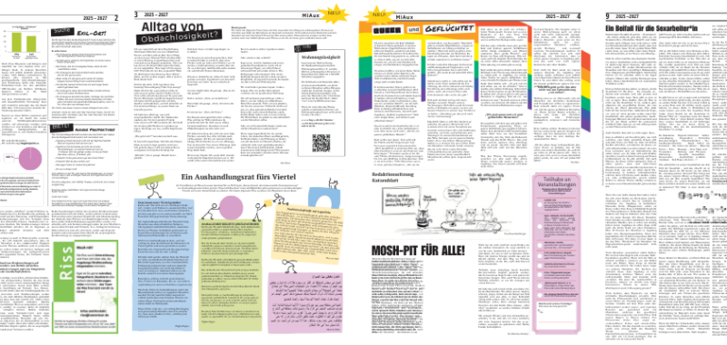 MiAux Ausgabe 2 – Zeitung des Unabhängigen Medienrats Augsburg zum Thema Medienvielfalt und gesellschaftlicher Zusammenhalt.