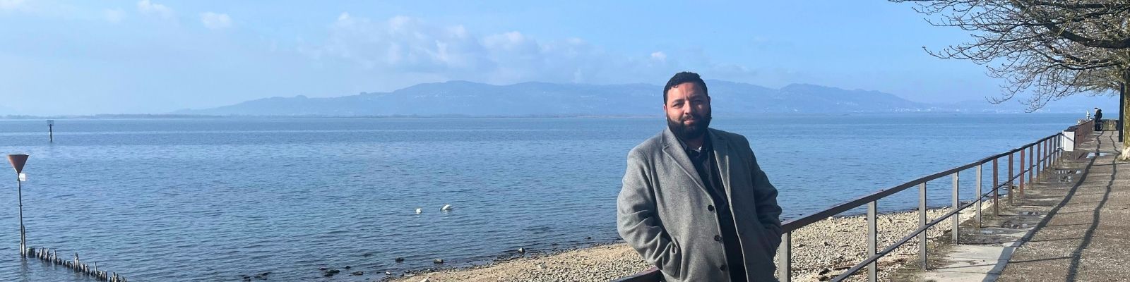 Sajed engagiert sich ehrenamtlich als Wegbegleiter bei Tür an Tür