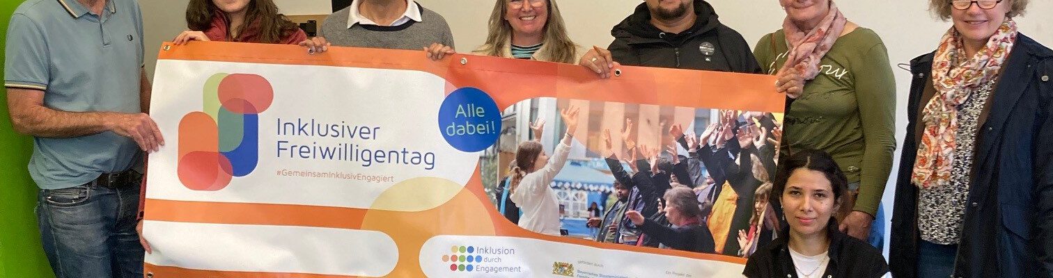 Gruppe Freiwilliger am Freiwilligentag